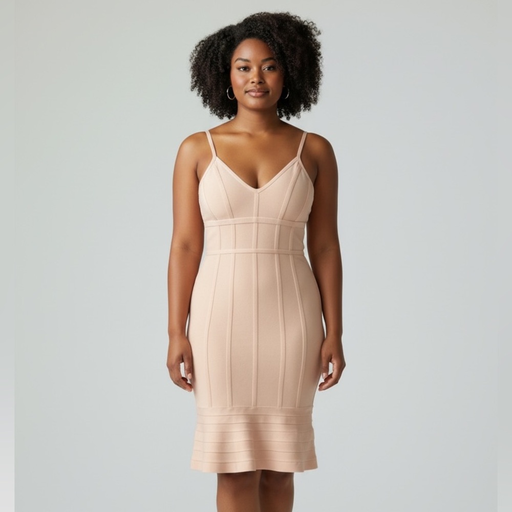 VENUS Blush pink Bodycon Dress